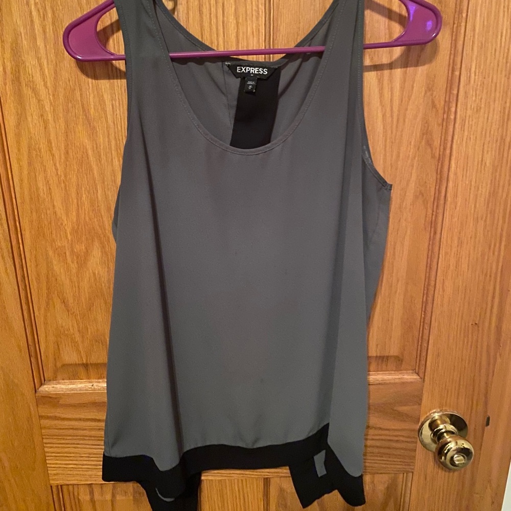 Express tank top with open back
